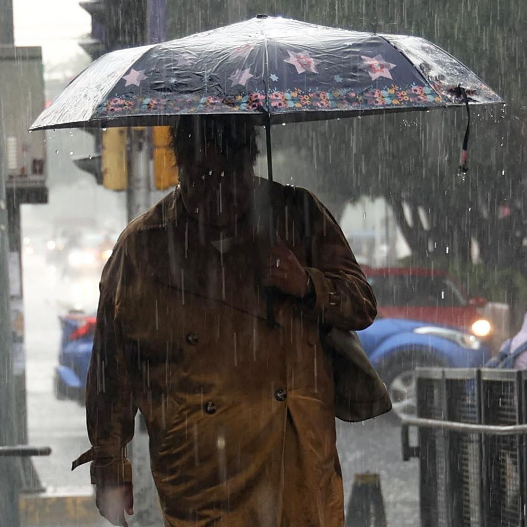 Lluvia fuerte en la Ciudad de México el 1 de octubre de 2026. Foto: Cuartoscuro