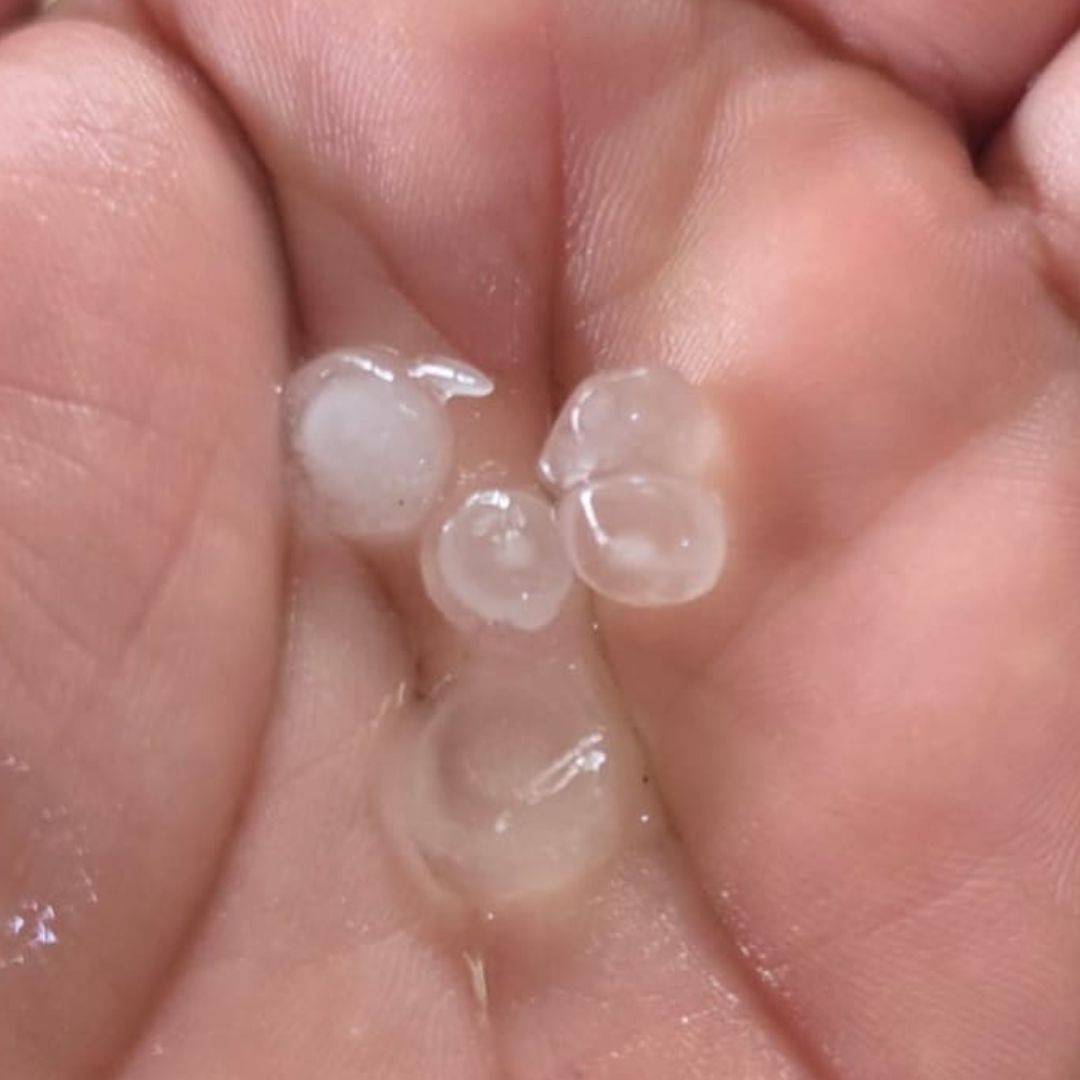 Tormenta Eléctrica Provoca Granizada en Varios Sectores de Las Choapas, Veracruz