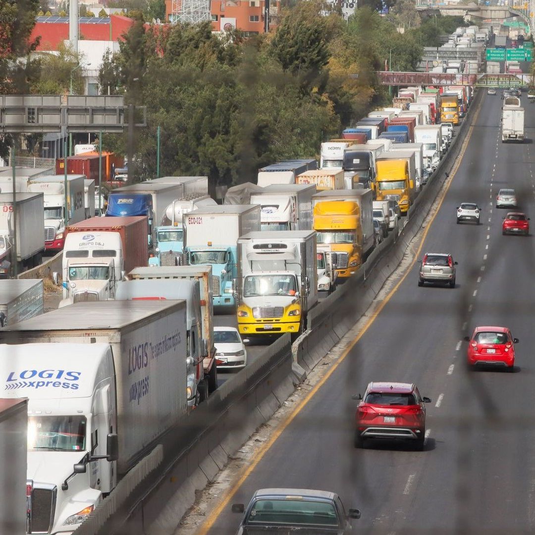 Tráfico en la México-Querétaro