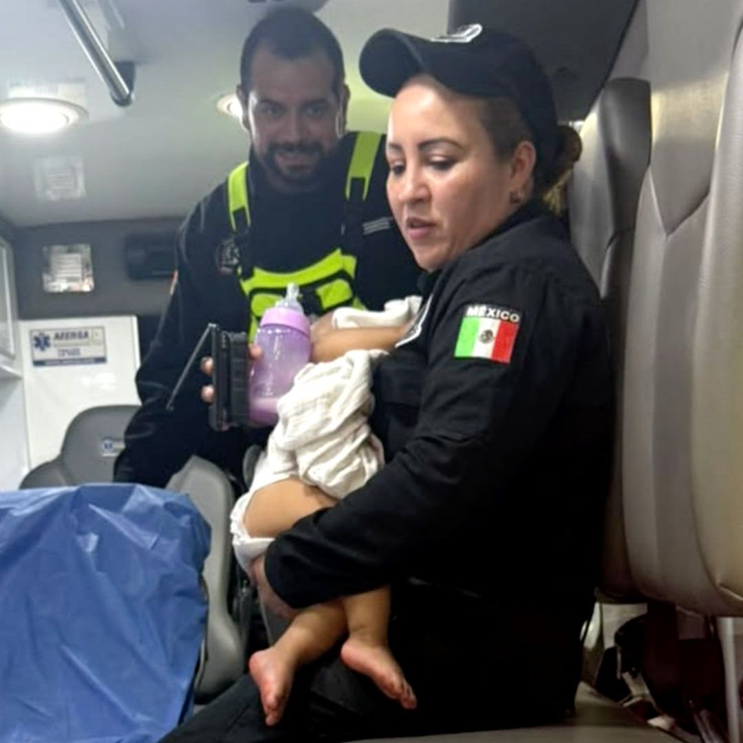 Policía de Santiago rescata a bebé