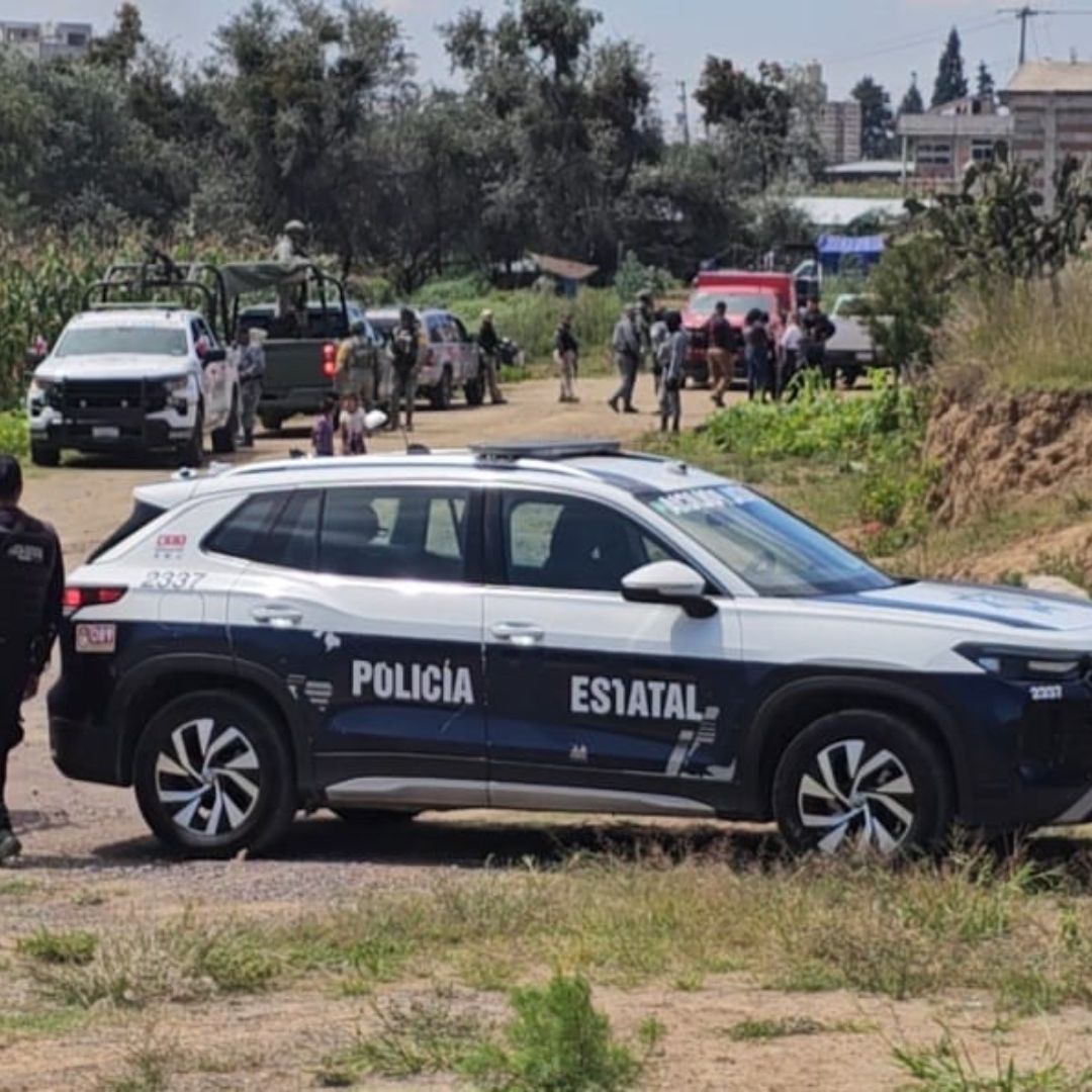Operativo de seguridad en San Martín Zoquiapan, Coronango.