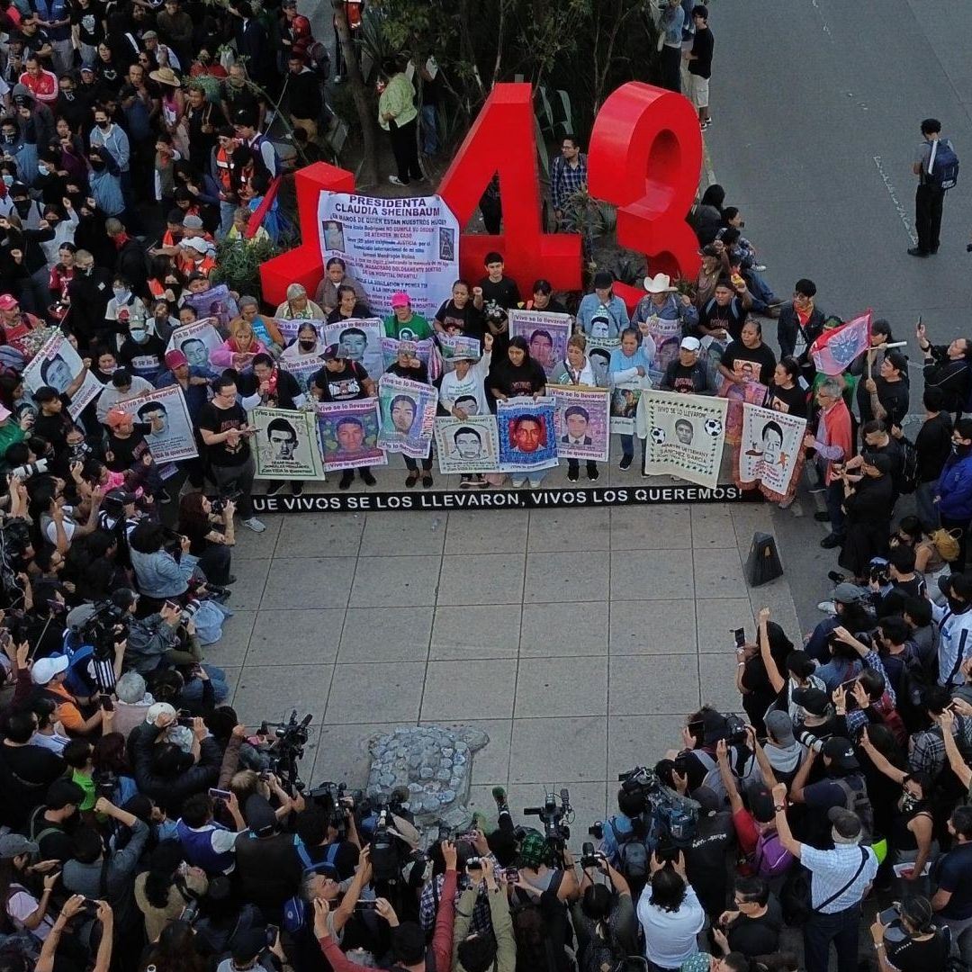 Marcha por 12 años del caso Ayotzinapa