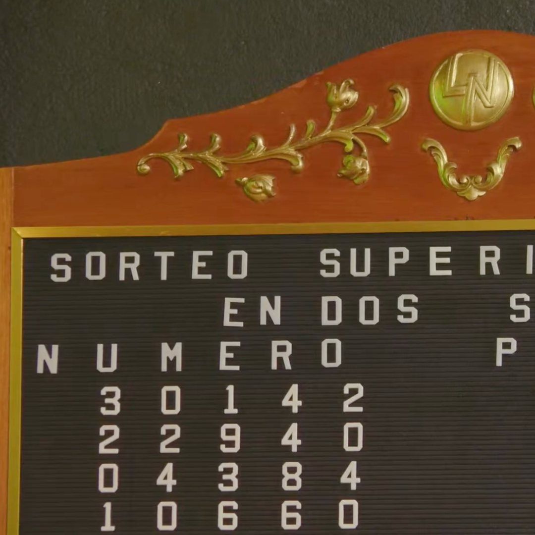 Conoce la lista de números ganadores del sorteo de esta noche de la Lotería Nacional