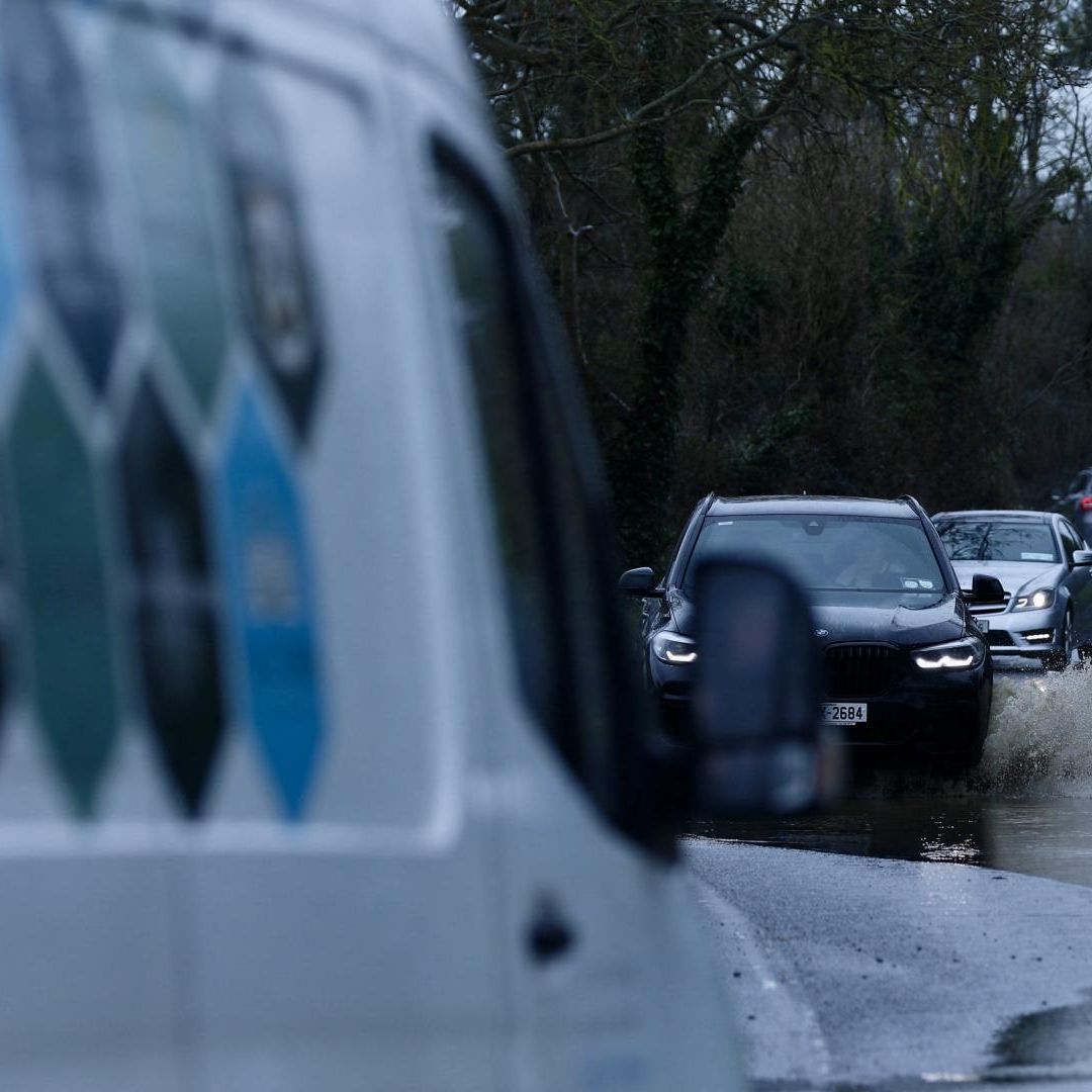Circulación en los alrededores del aeropuerto de Dublín en febrero 2026. Foto: AFP | Archivo