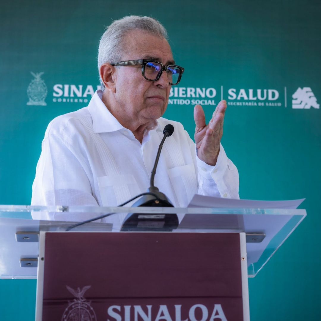 Rubén Rocha Moya en evento en Sinaloa el 8 de diciembre 2025