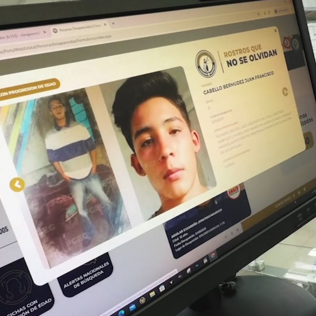 Con el programa “Rostros que no se olvidan” que combina IA con diferentes ciencias, se actualizan las fotografías de las fichas de los desaparecidos.