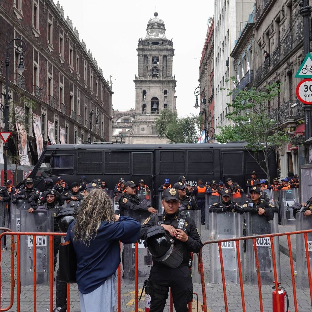 Campamento de la CNTE en Centro CDMX
