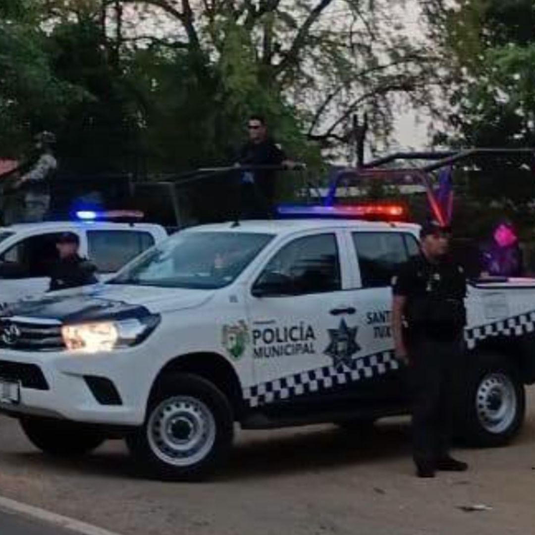 Policías sufren ataque armado en Santiago Tuxtla