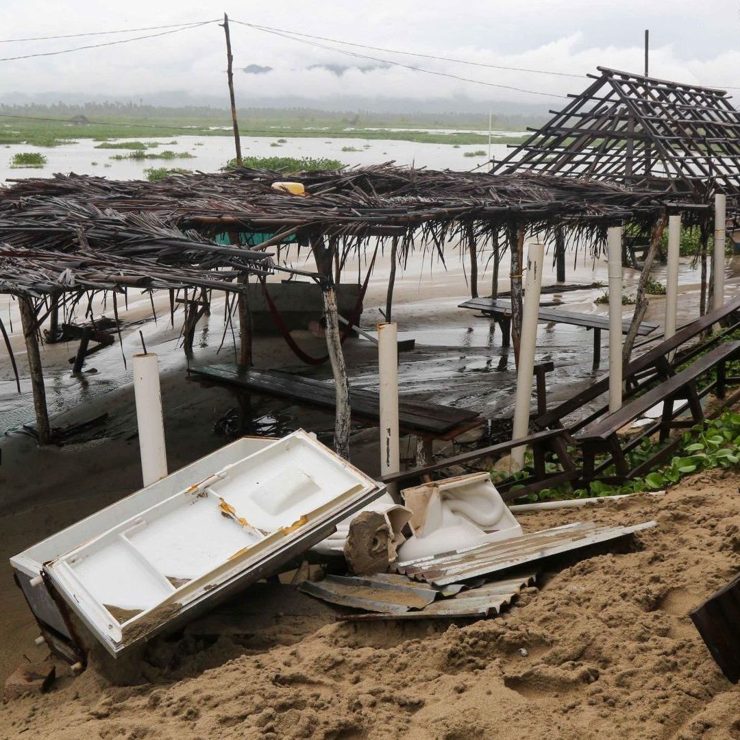 Daños por Tormenta Tropical Boris, en Guerrero