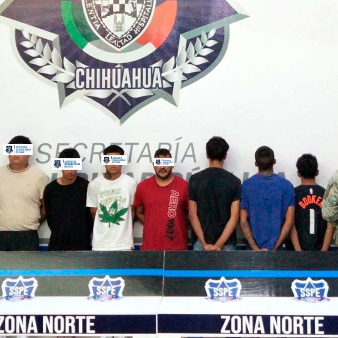 En total, ocho personas fueron puestas a disposición de las autoridades.