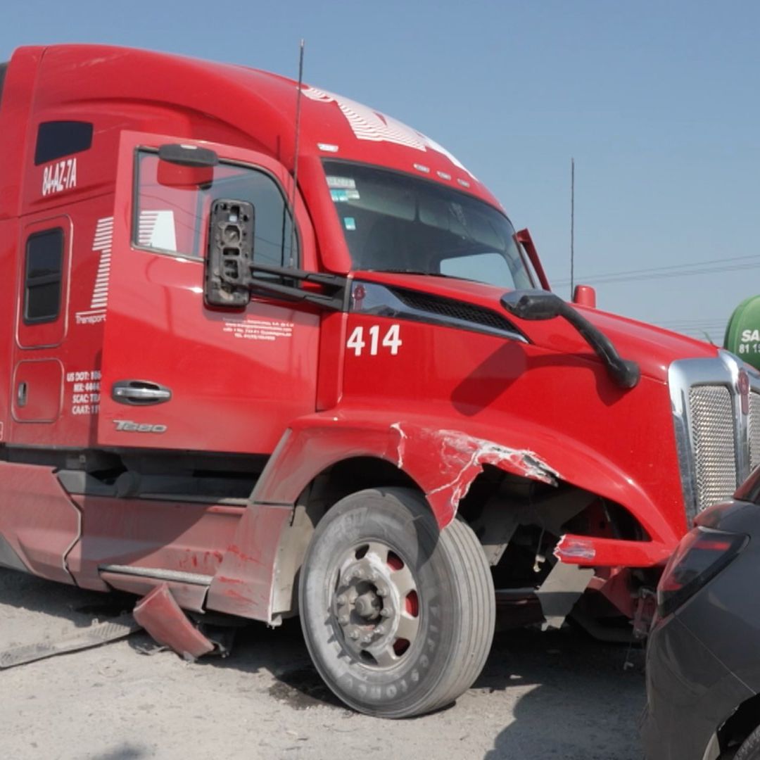 Trailer robado en García