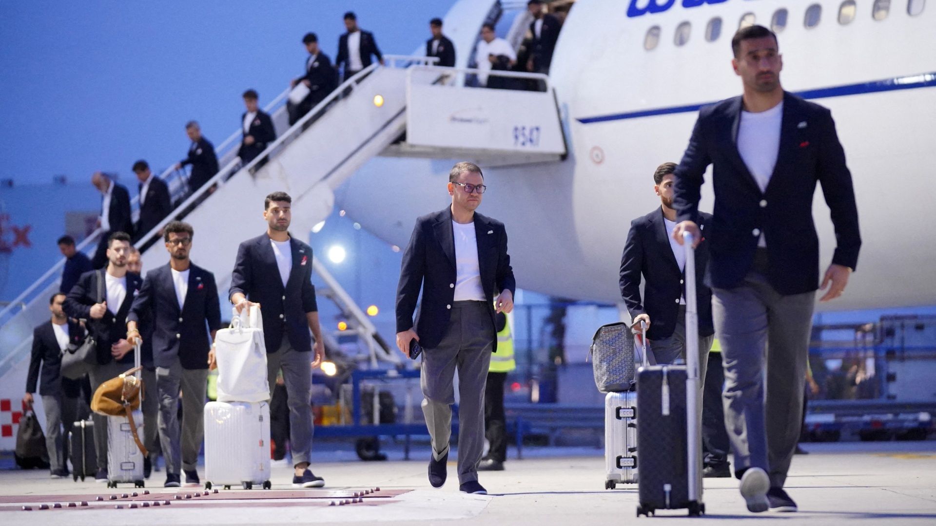 La selección de Irán tendrá que viajar desde Tijuana, México, a Estados Unidos. Foto: Reuters