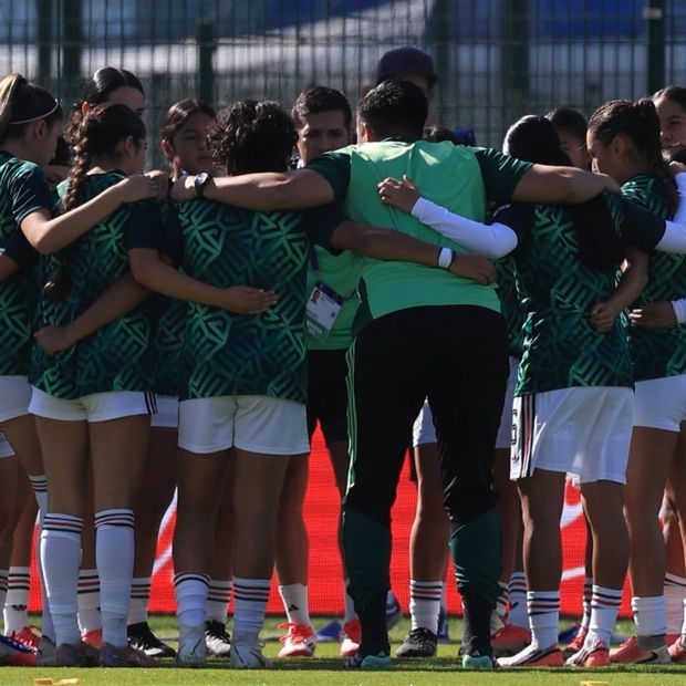 Jugadoras de la selección mexicana femenil sub-17 en el Mundial de Marruecos 2026
