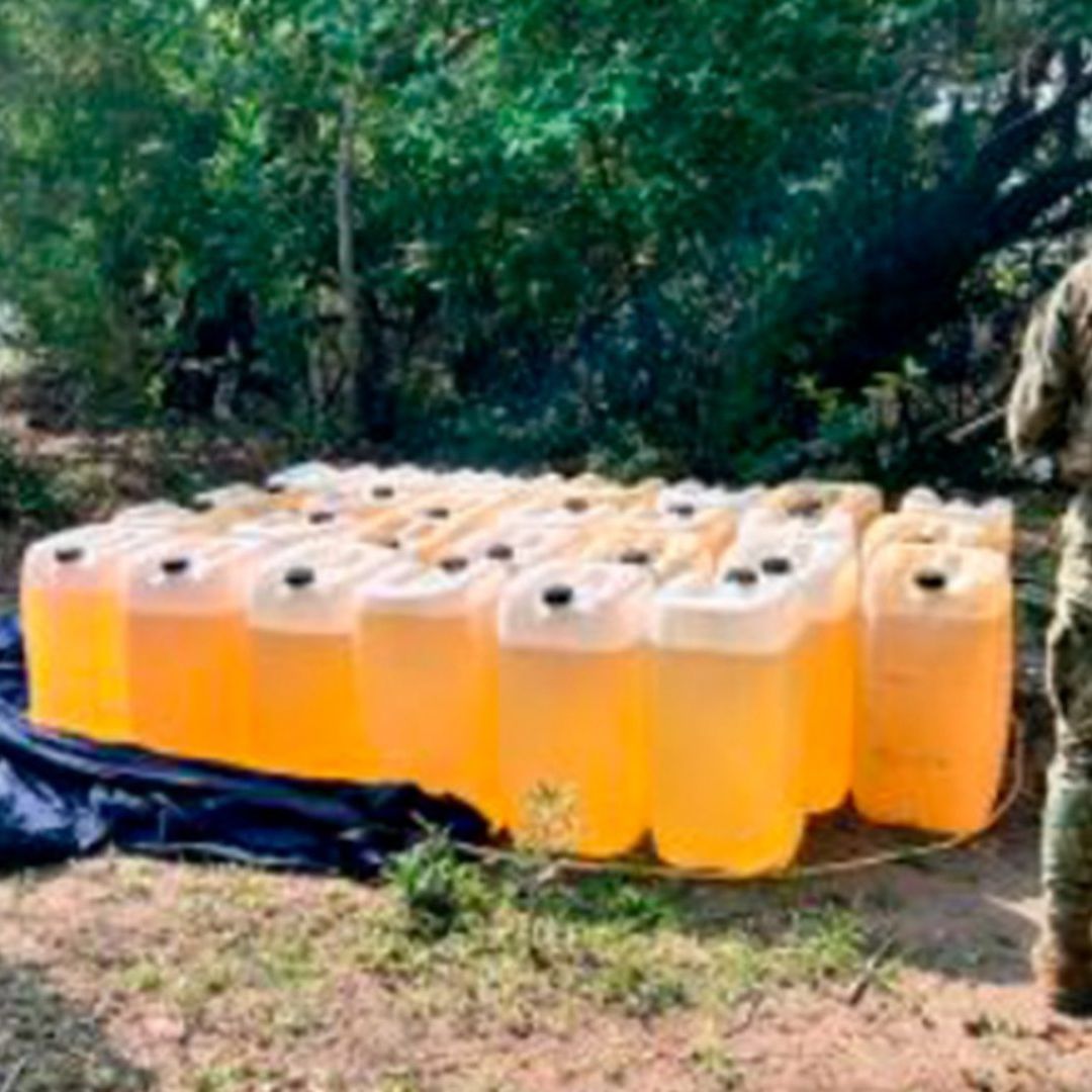 Combustible asegurado en Chiapas