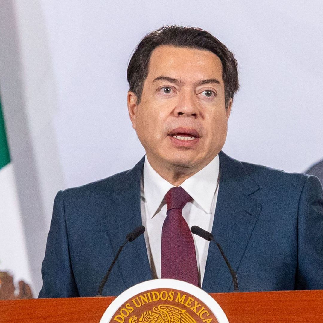 Mario Delgado, titular de la SEP, habla durante conferencia de prensa mañanera el 17 de agosto de 2026. Foto: Cuartoscuro | Archivo