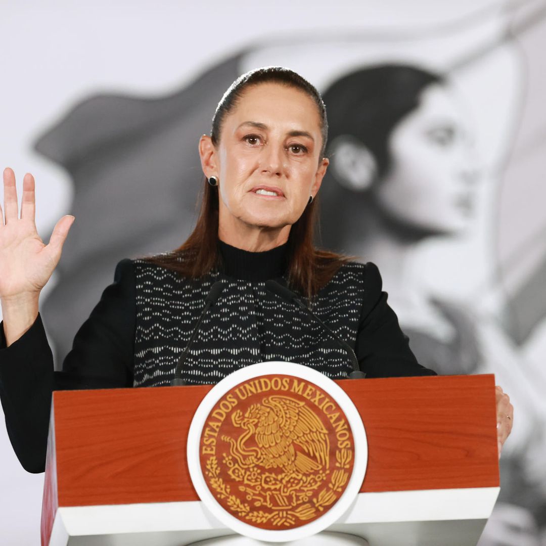 Claudia Sheinbaum, presidenta de México, en la conferencia mañanera de hoy, 1 de julio 2026