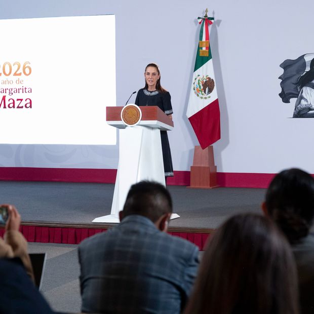 Sheinbaum en la conferencia mañanera del 21 de octubre
