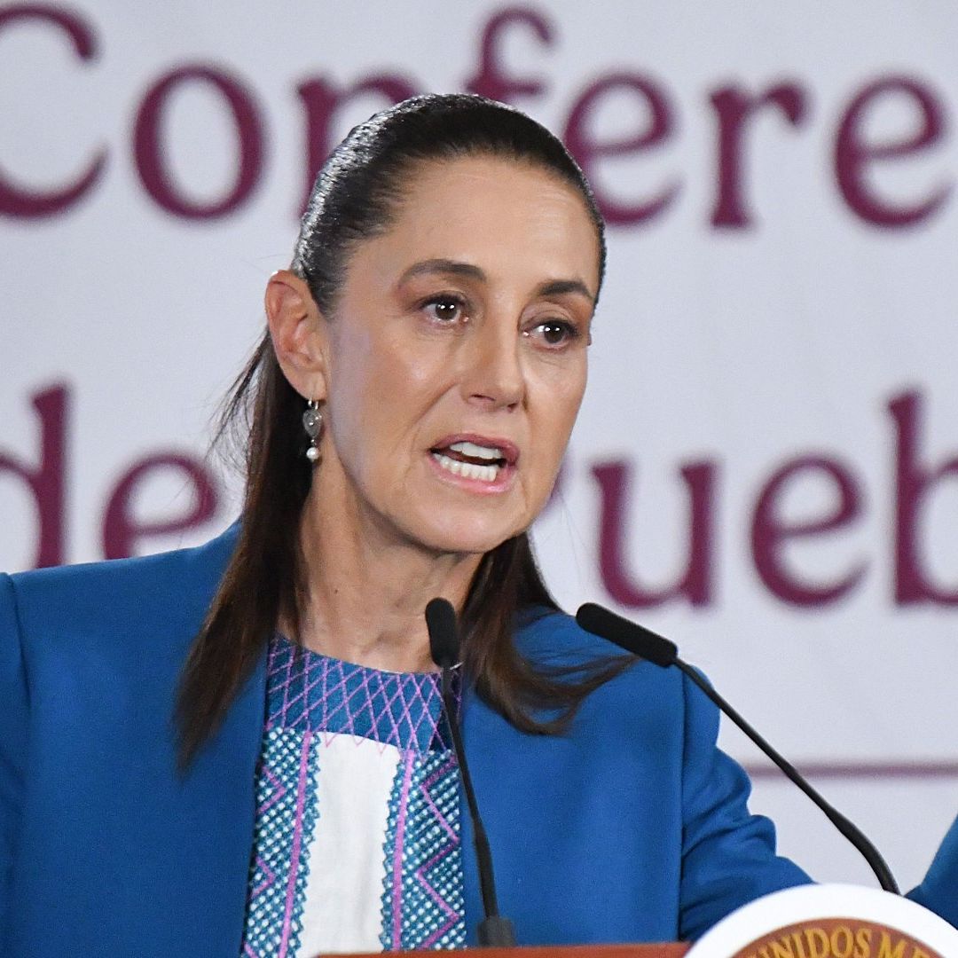La presidenta Claudia Sheinbaum Pardo en conferencia de prensa mañanera. Foto: Cuartoscuro