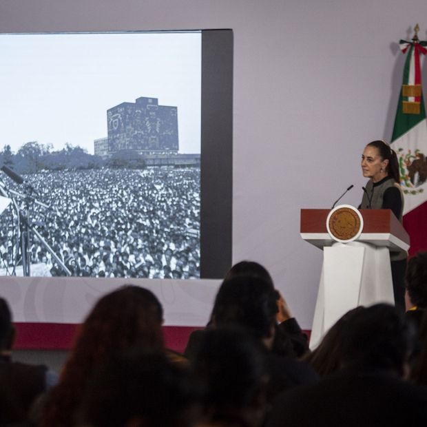 Sheinbaum encabeza homenaje a Cuauhtémoc Cárdenas en la conferencia mañanera