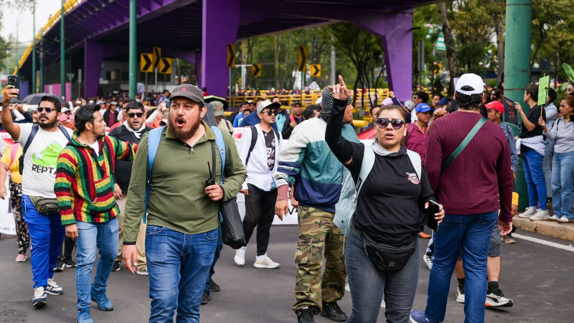 Protesta de la CNTE el 11 de junio de 2026 en la CDMX. Foto: Cuartoscuro | Archivo