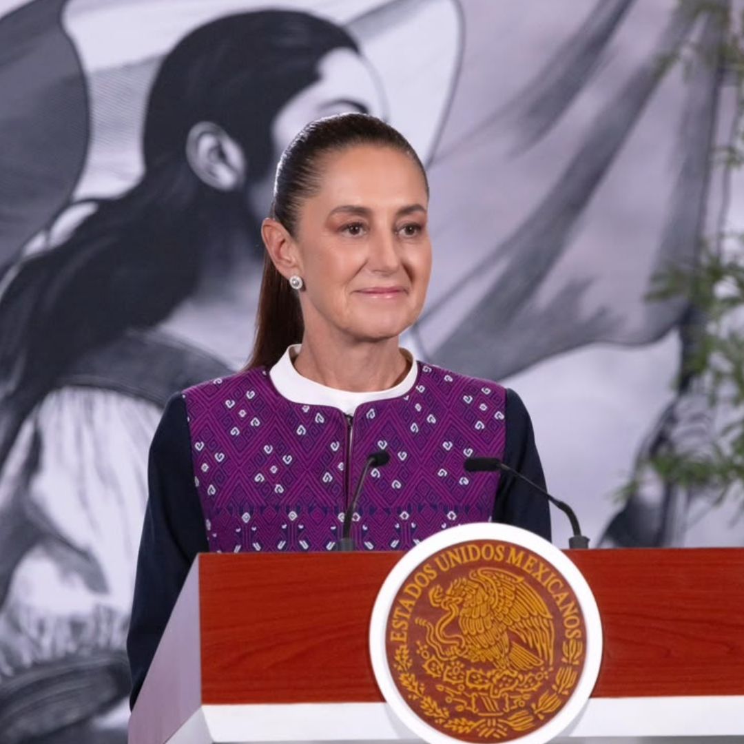 La presidenta Claudia Sheinbaum