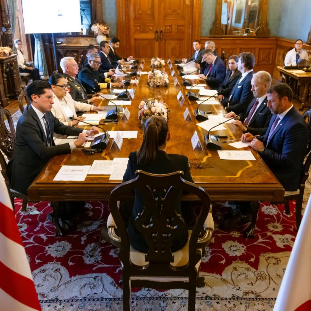 Reunión de alto novel México-Estados Unidos en Palacio Nacional