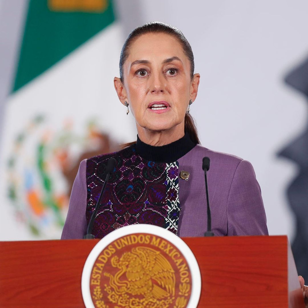 La presidenta Claudia Sheinbaum