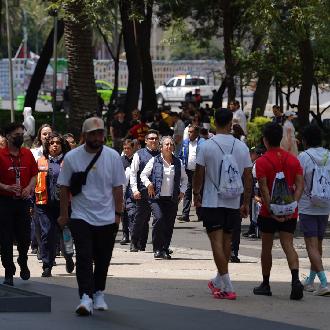 Evacuación por el segundo Simulacro Nacional 2026
