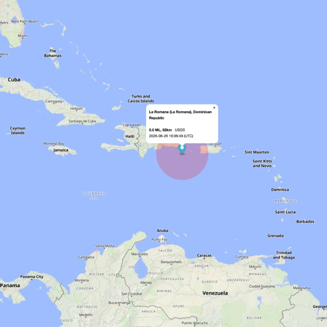 Sismo República Dominicana Hoy