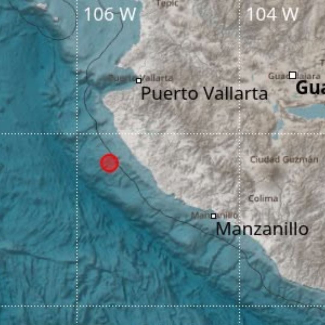 Se registra sismo de magnitud 4.4 en Jalisco.