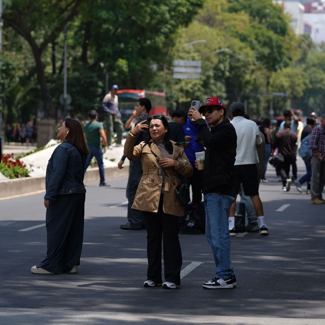Evacuación por simulacro en CDMX