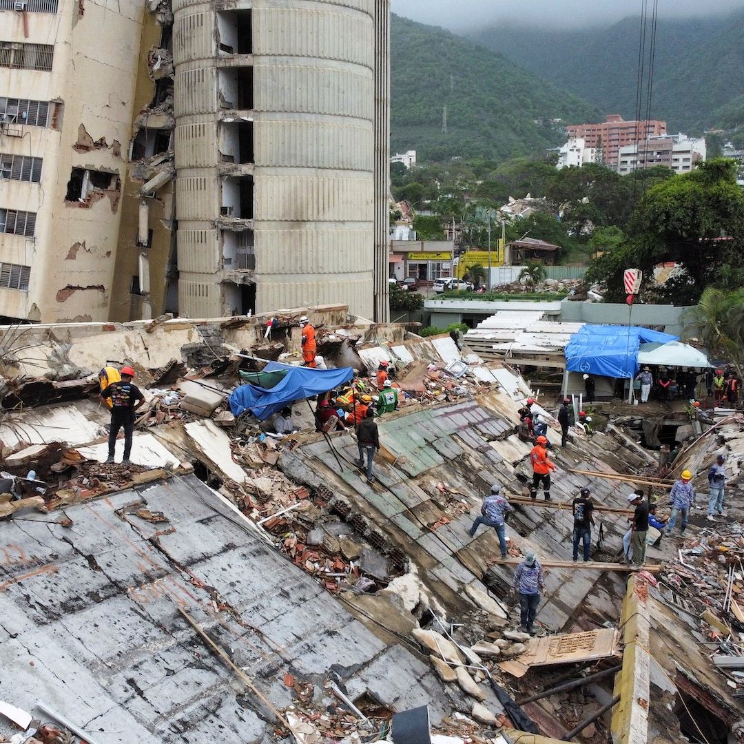 Sismo en La Guaira, Venezuela