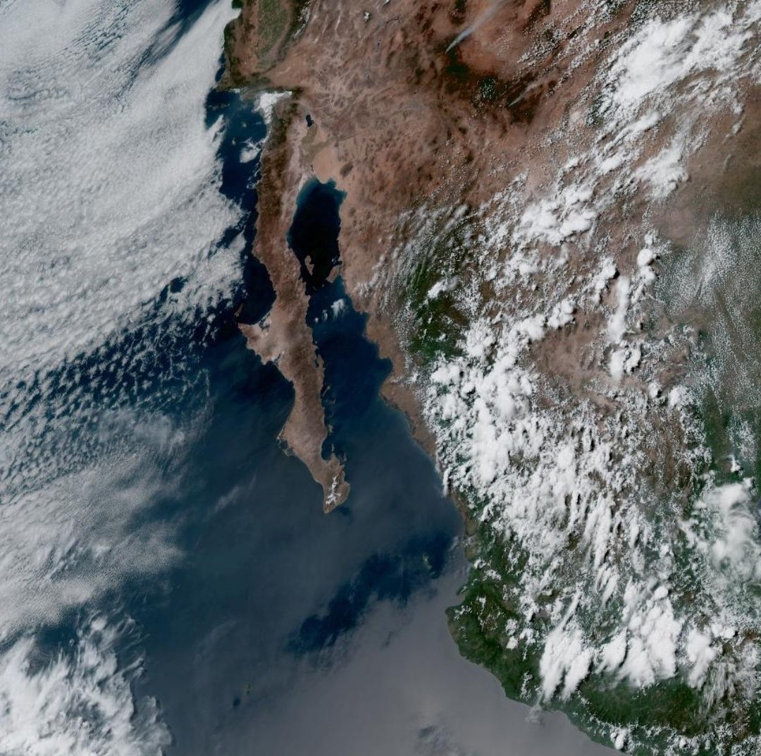 Vista de Sinaloa desde el espacio