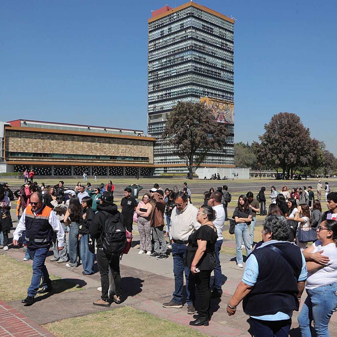 Simulacro regional en Ciudad Universitaria el 18 de febrero 2026. Foto: Cuartoscuro | Archivo