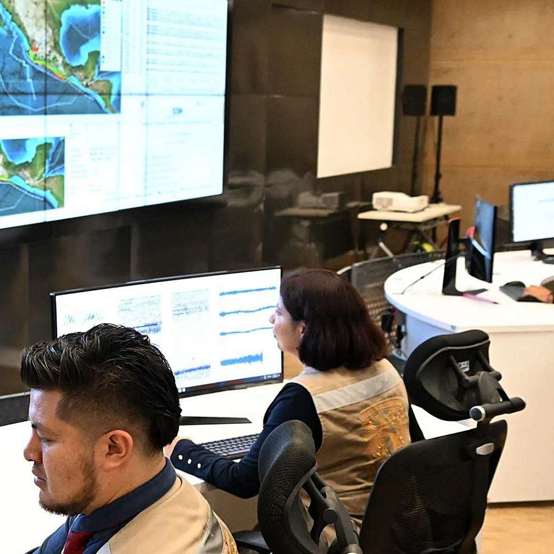 Centro Alterno de Monitoreo (CAM) del Servicio Sismológico Nacional.