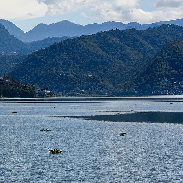 Presa Valle de Bravo del Sistema Cutzamala en octubre 2025. Foto: Cuartoscuro | Archivo