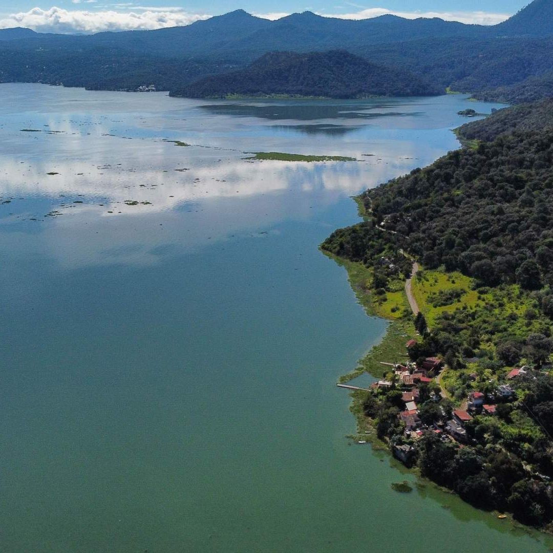 Presa Valle de Bravo del Sistema Cutzamala en octubre 2025. Foto: Cuartoscuro | Archivo