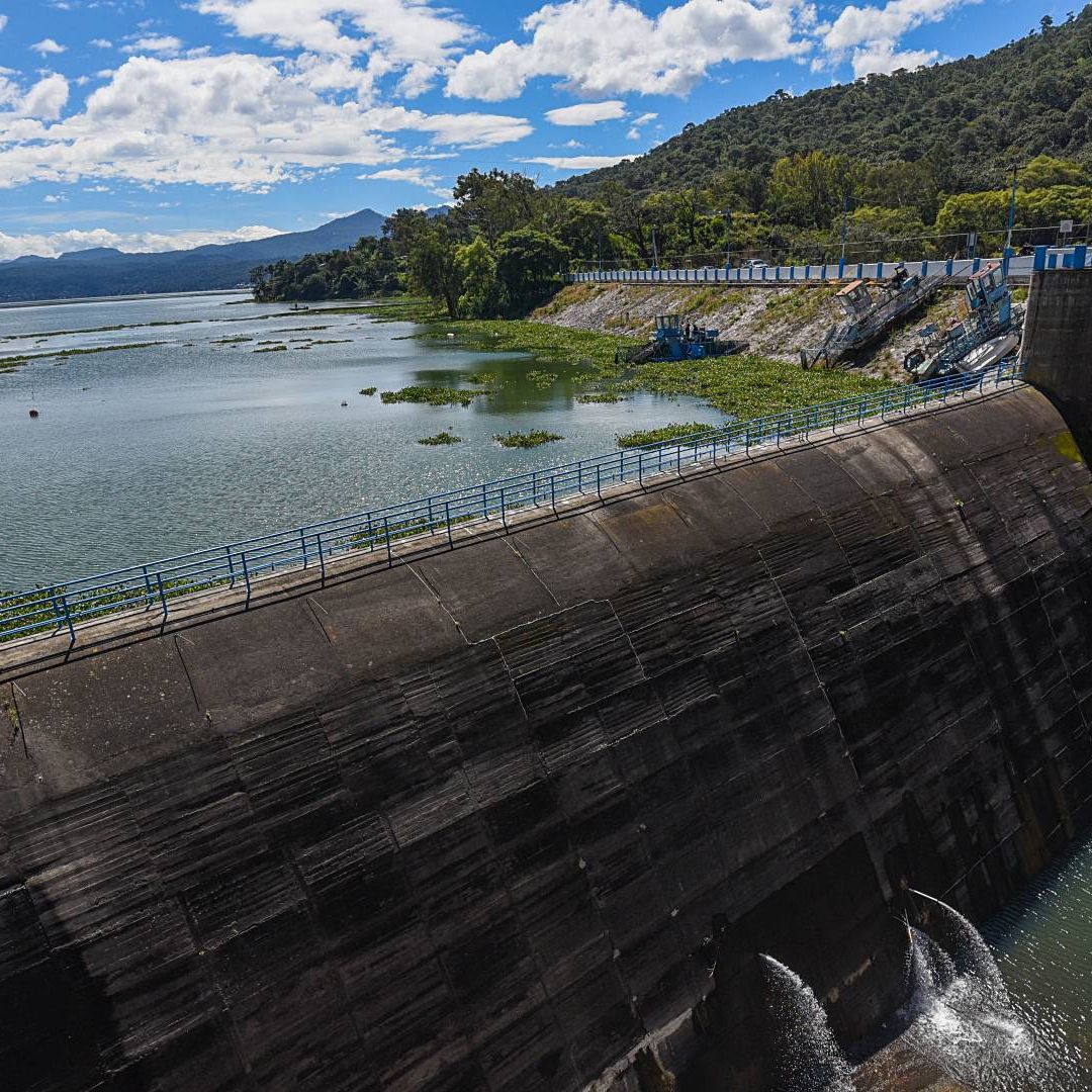 Presa Valle de Bravo del Sistema Cutzamala en octubre 2025. Foto: Cuartoscuro | Archivo