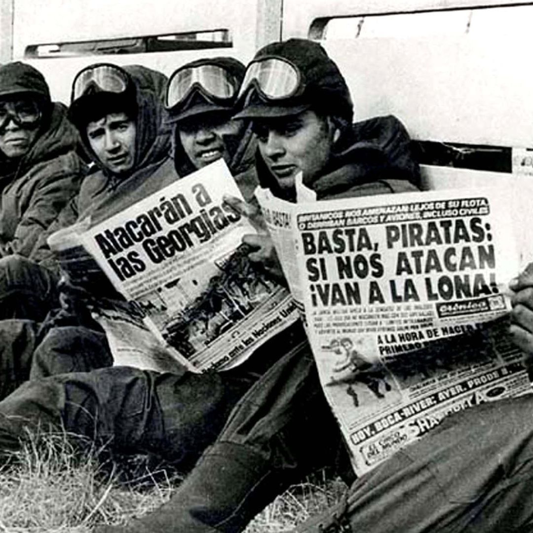 Soldados de Argentina en la Malvinas