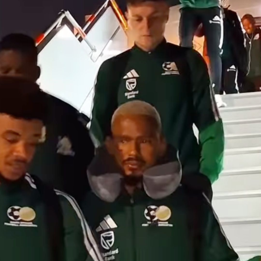 Llegada de los jugadores de la Selección de Sudáfrica al AIFA el 2 de junio, por el Mundial 2026.