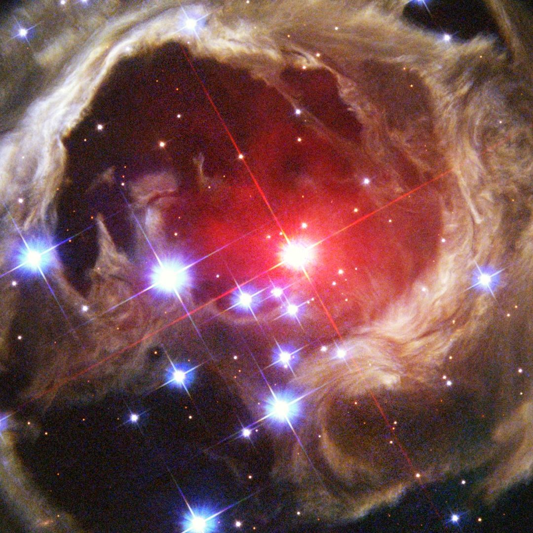 Ilustración de una supernova