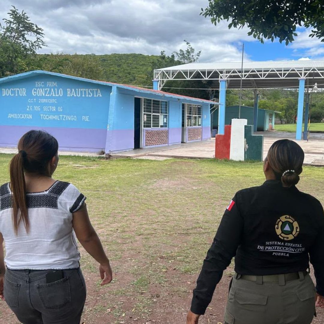 Protección Civil recomienda otorgar el servicio educativo a distancia.