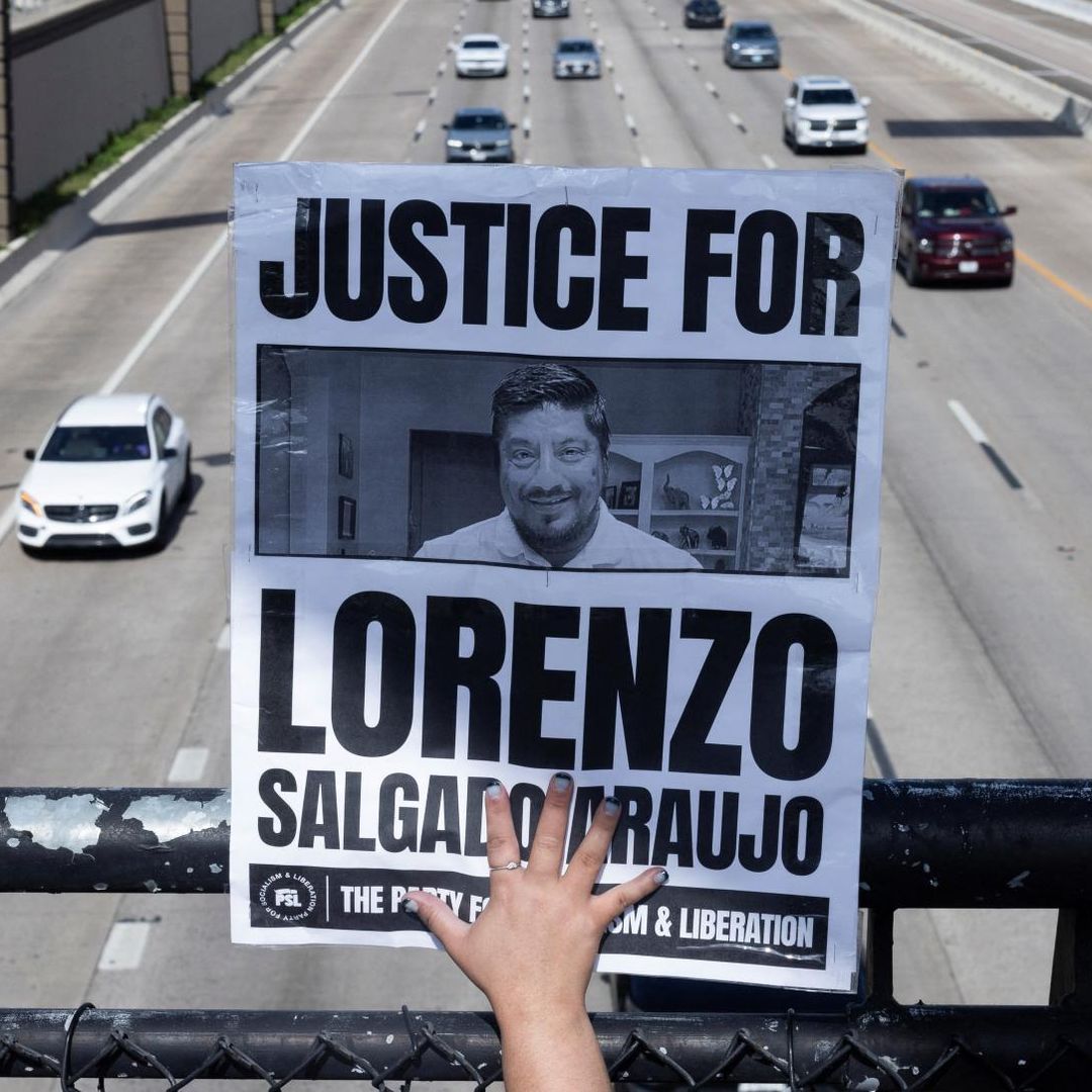 Protesta por muerte de Lorenzo Salgado Araujo