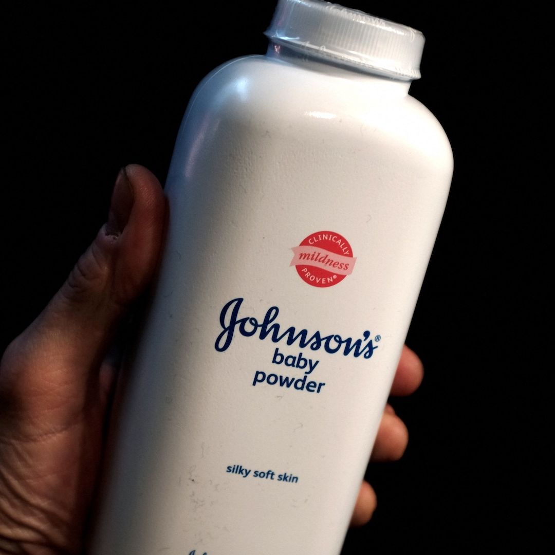 Talco de la marca Johnson & Johnson