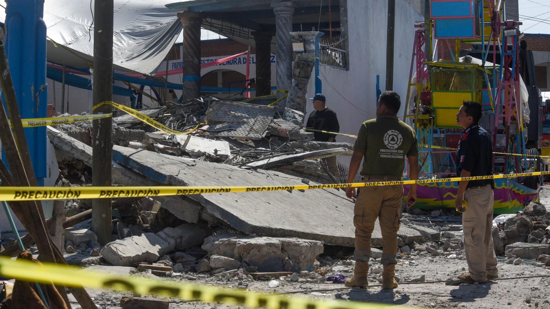 Permanecen Hospitalizados 5 Heridos por Explosión en Fiesta Patronal en Temascalcingo
