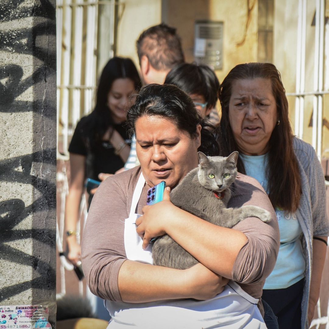 Evacuación por temblor en México