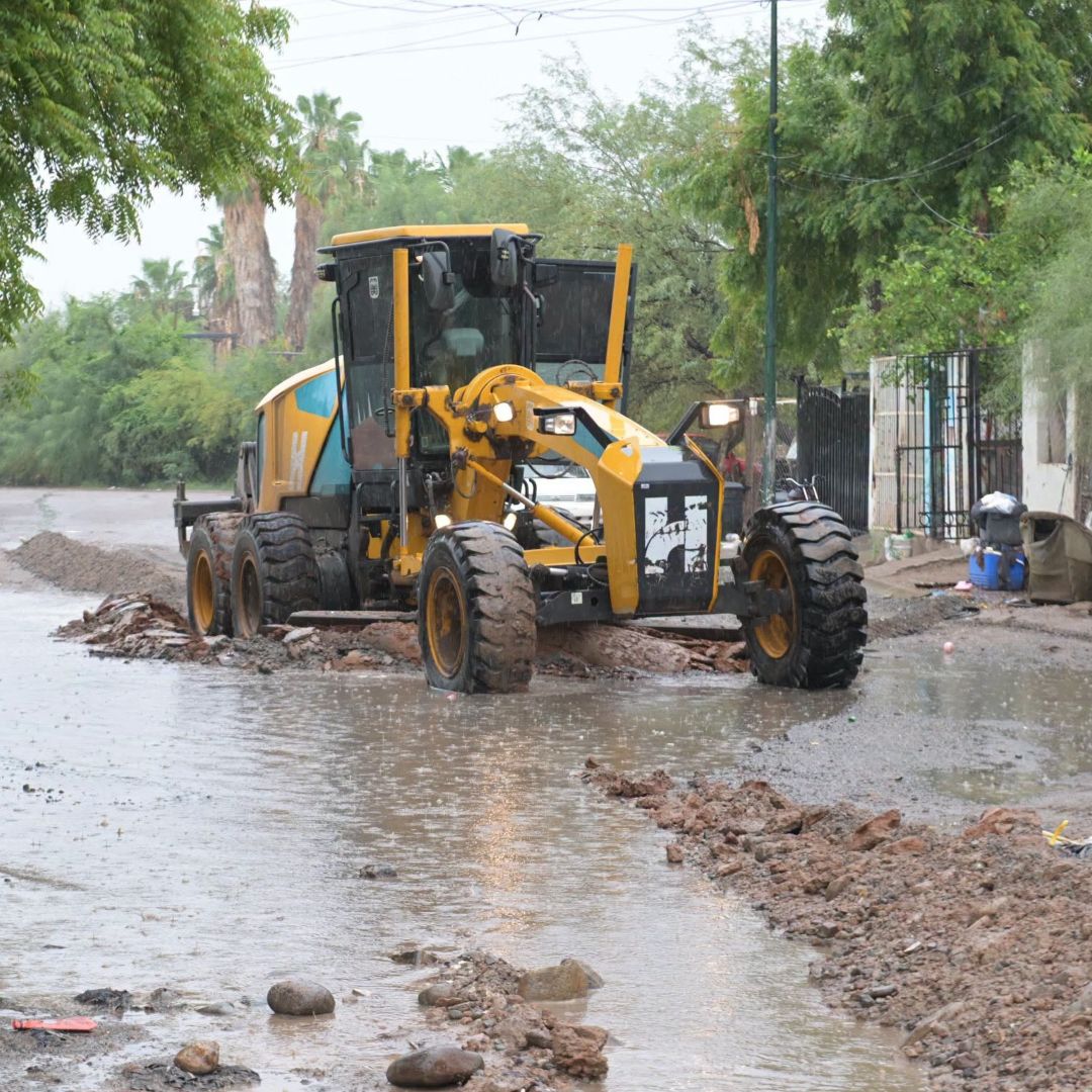 Trabajos preventivos en Hermosillo, Sonora, ante la llegada de Polo a la entidad