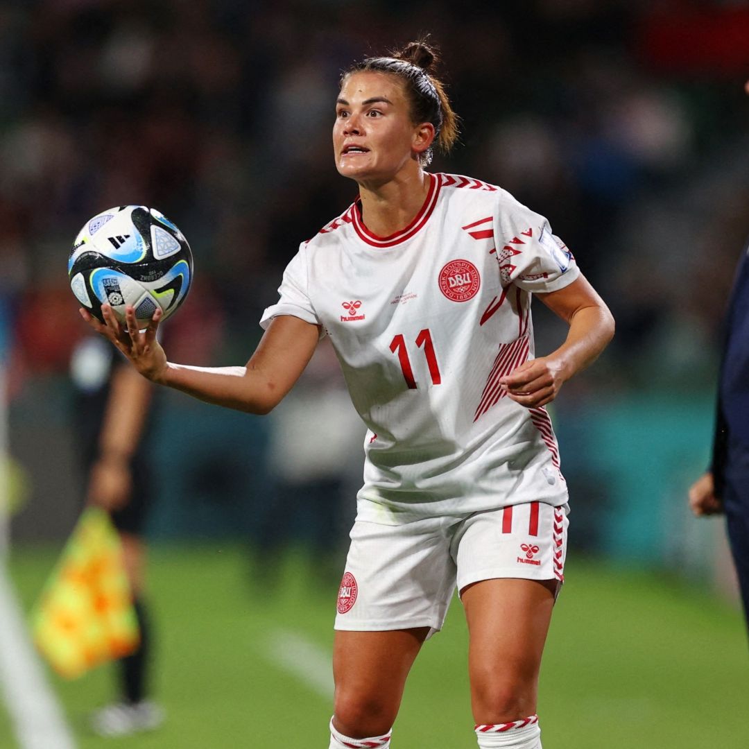 Katrine Vejel ha disputado más de 170 partidos con la selección femenina de Dinamarca,