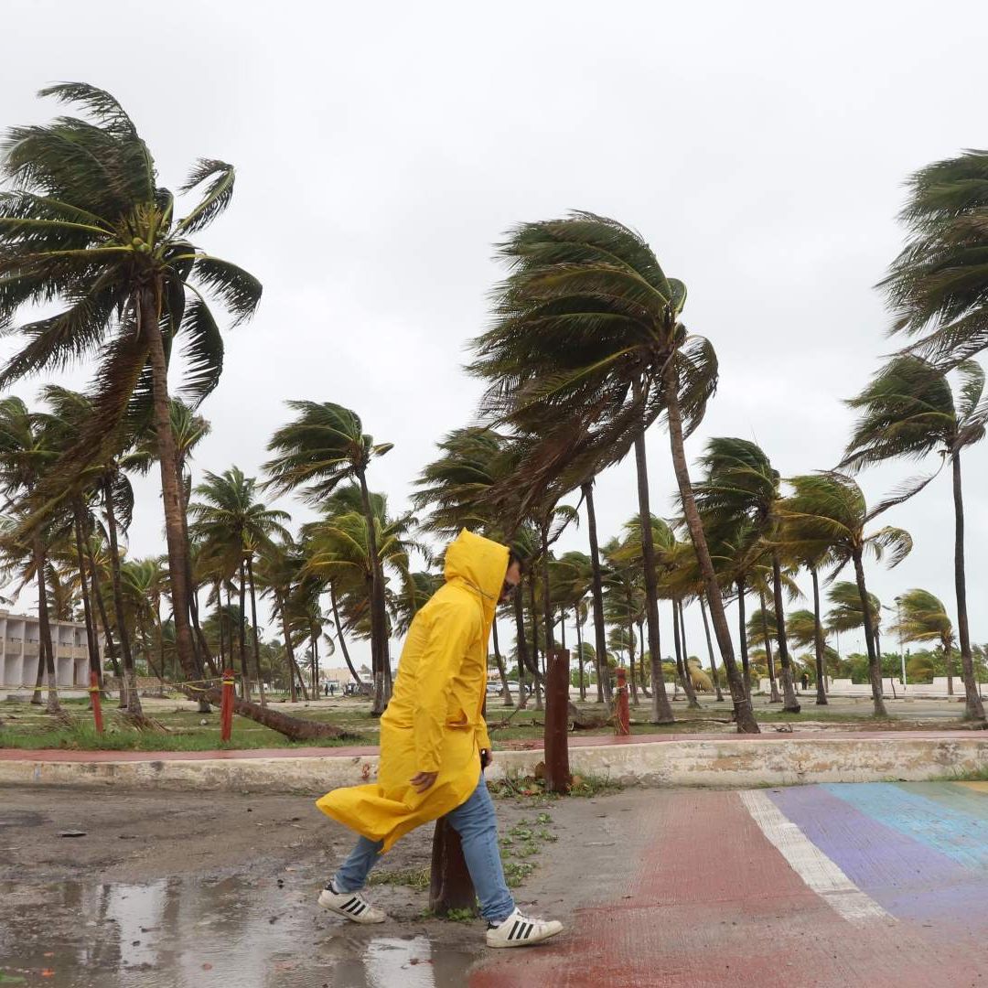 Efectos de la tormenta Beryl en Yucatán en julio de 2024. Foto: Cuartoscuro | Archivo