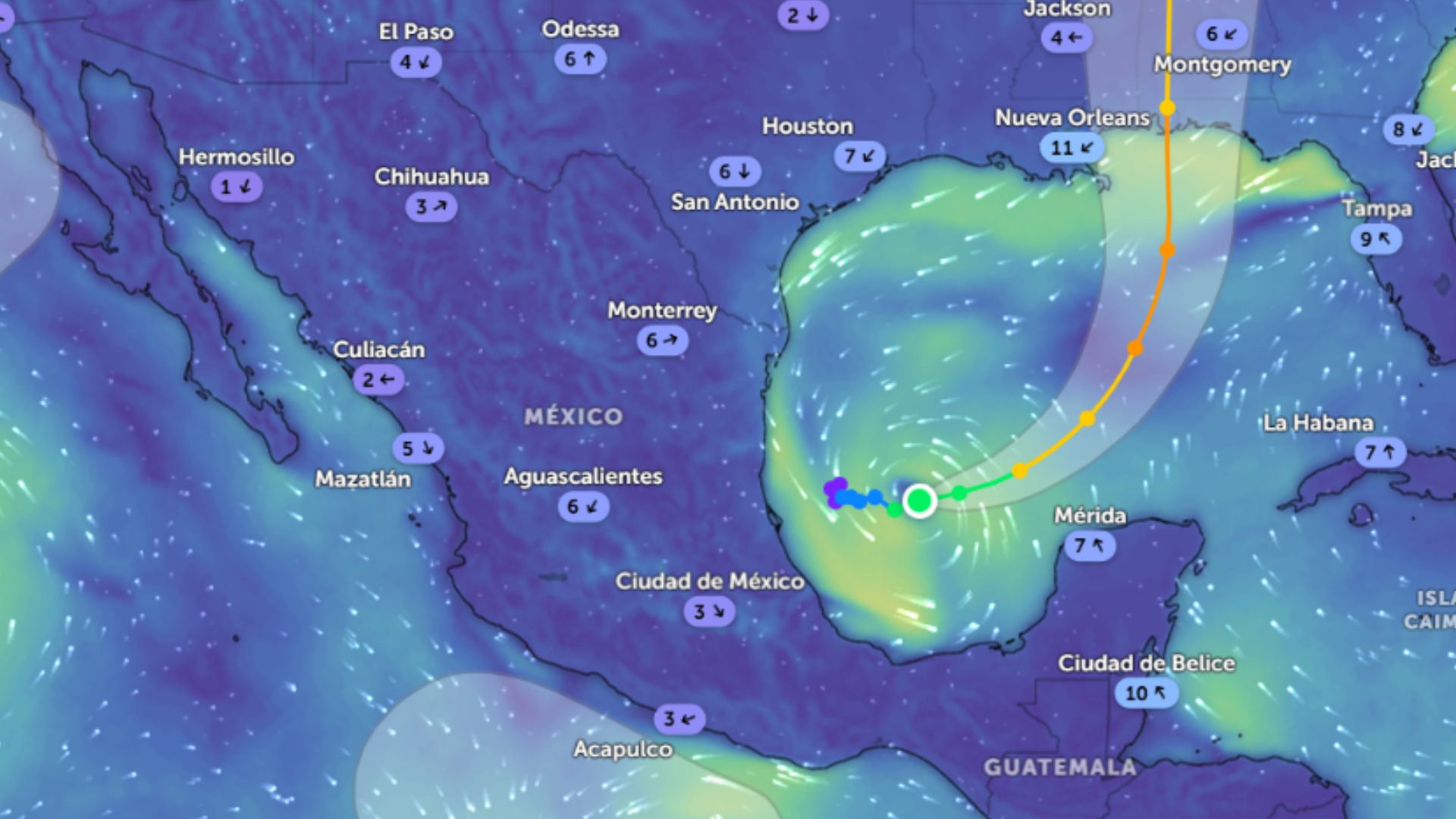 Se Forma la Tormenta Tropical Isaías en el Golfo de México; Esta Es Su Trayectoria